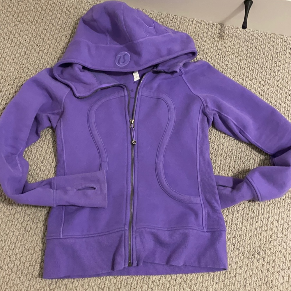 Lululemon Purple Scuba Hoodie- size 6